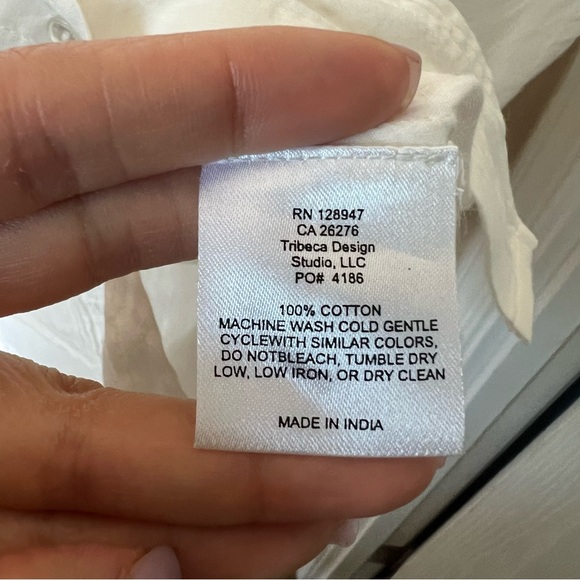 Nili Lotan Tara Eyelet Button Down Shirt - Picture 11 of 11